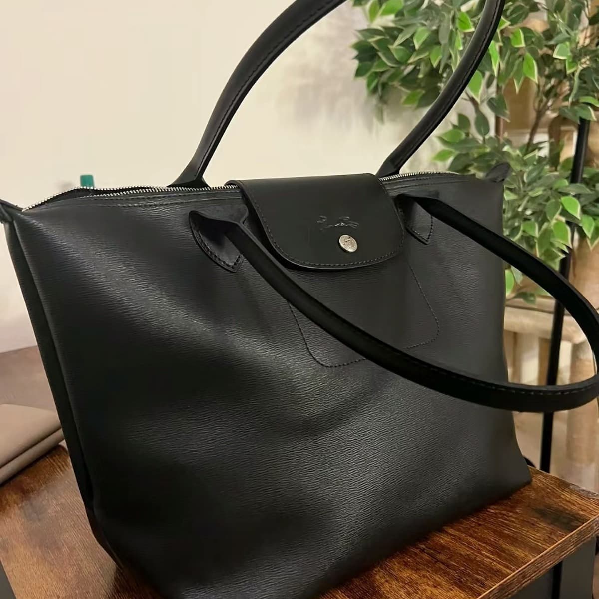2023 New Longchamp Dumpling Bag Series Women's Leather Bag Large Medium Long Handle Shoulder Handbag Drop Shipping
