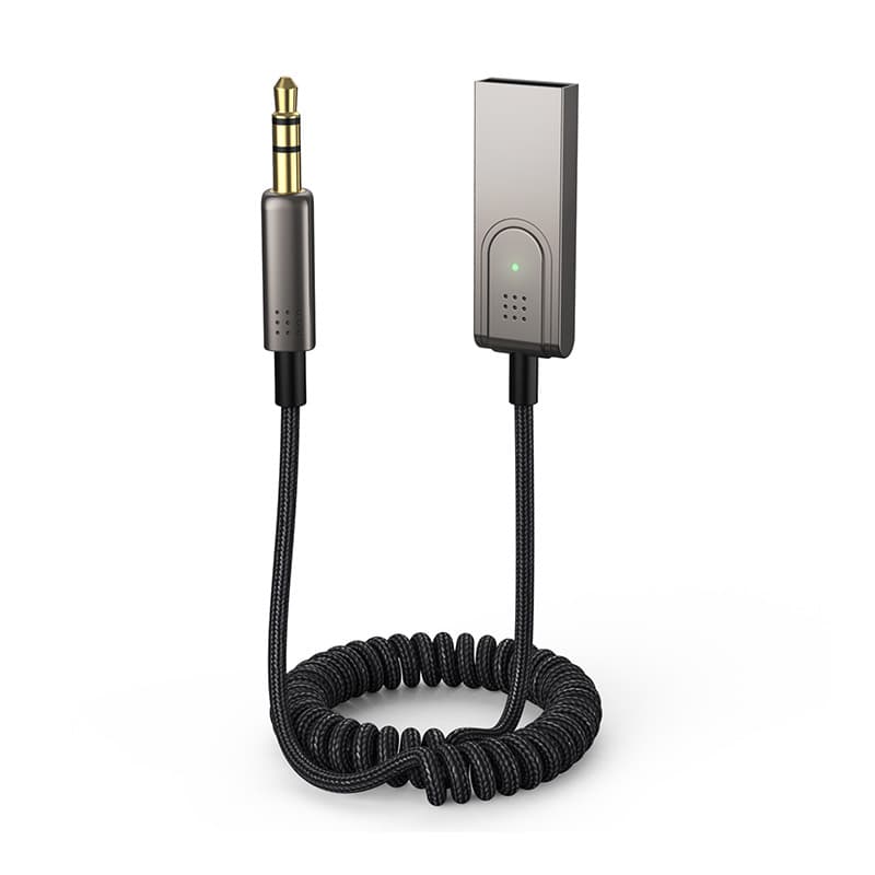 USB Bluetooth Adapter 6.0 Audio Transmitter Receiver AUX Plug and Play for Computer Speakers Car Audio Cable