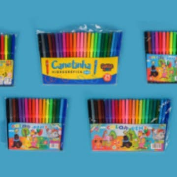 Watercolor Pens for Children, Washable Colored Pens, Elementary Students Kindergarten 12/24 Colors