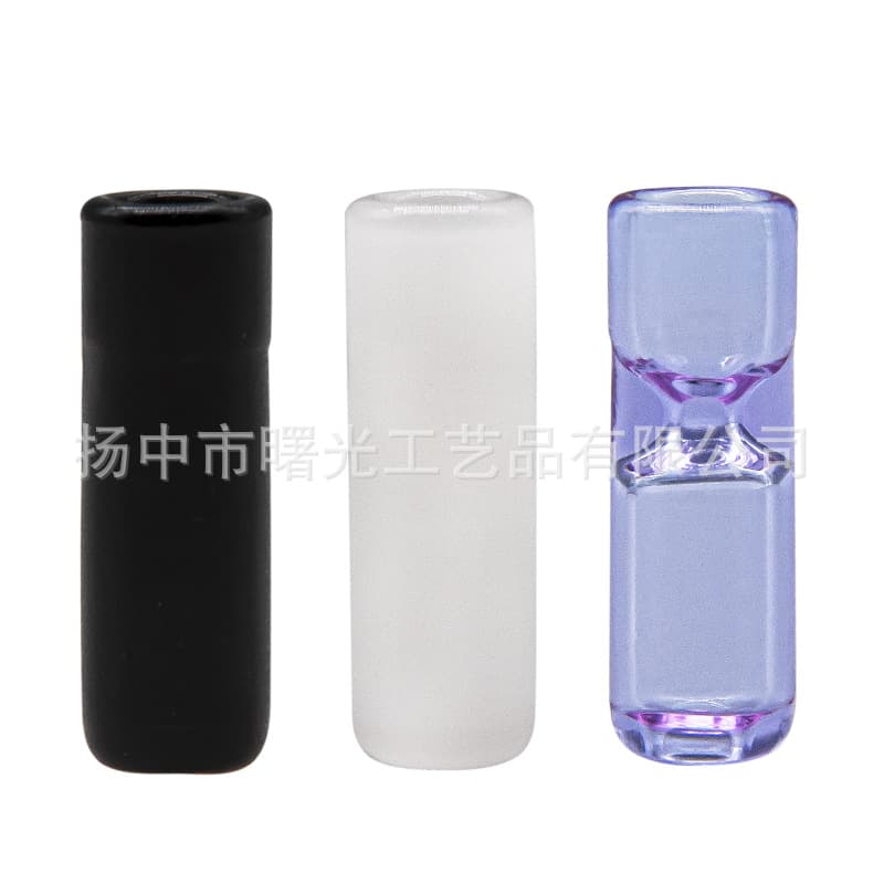 Factory Direct Shrink Hole Glass Mouthpiece, Dustproof Cigarette Accessories, Portable Smoking Kit Parts, Smooth Inner Wall Filter