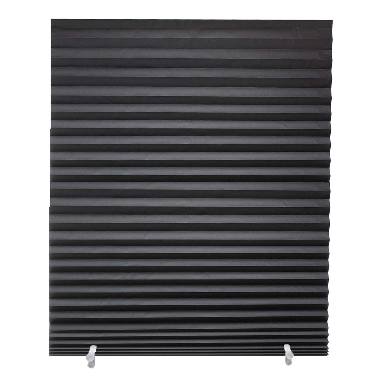 Amazon Cross-border Non-woven Fabric Blinds Self-adhesive Folding Pleated Blinds Foldable Semi Full Blackout Living Room Bedroom
