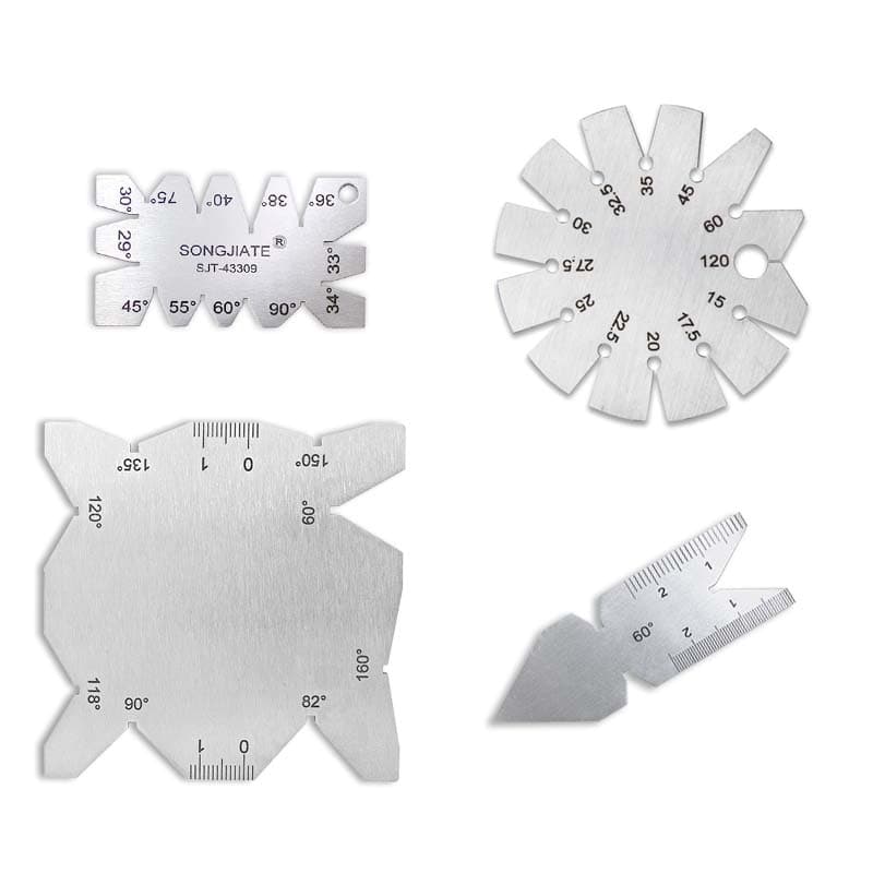 Corner Angle Gauge Angle Template Gauge Stainless Steel Protractor Angle Template Measuring Tool