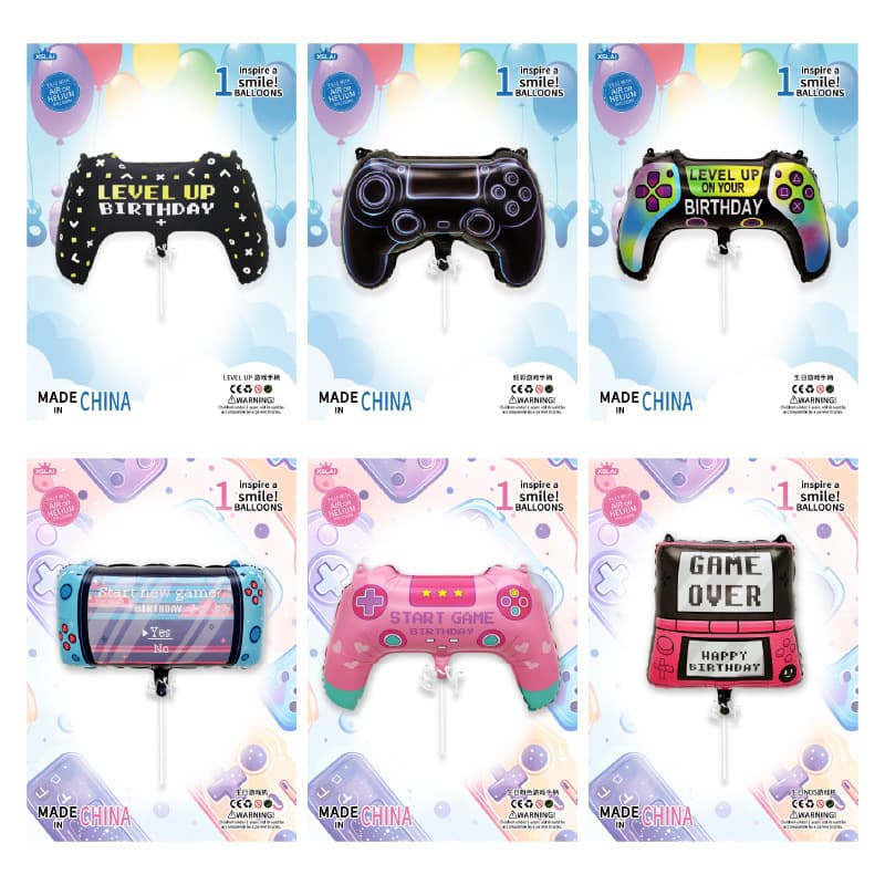 Cross-Border Fortnite New Game Console Controller Aluminum Foil Balloon Birthday Theme Atmosphere Party Decoration Setup