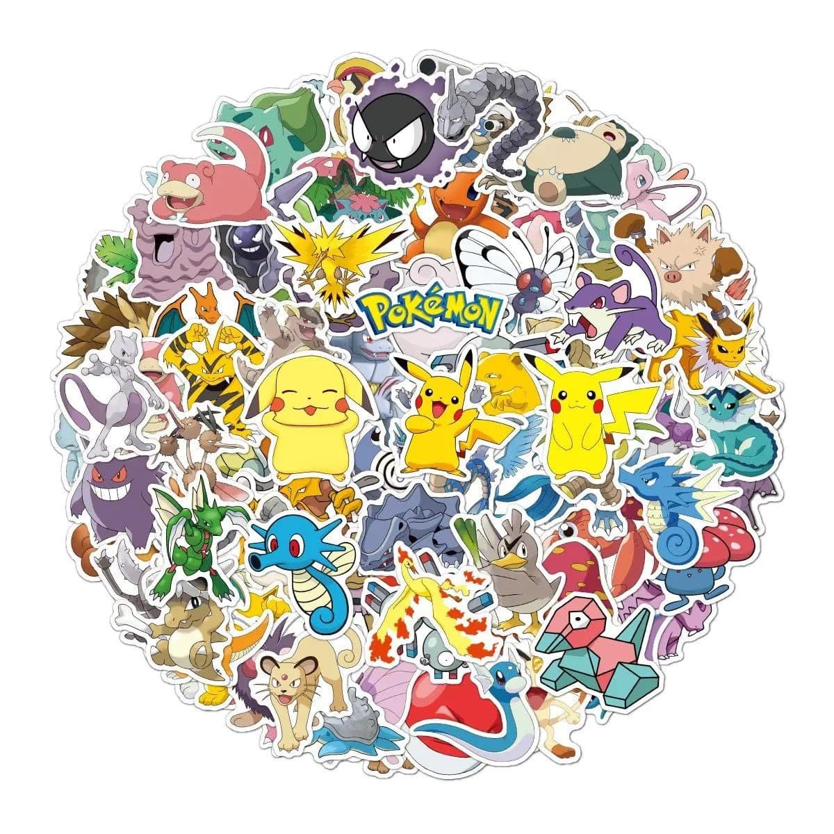 Amazon Cross-border 100-Piece Pokemon Stickers for Decorating Luggage, Notebooks, Phones, Toy Story