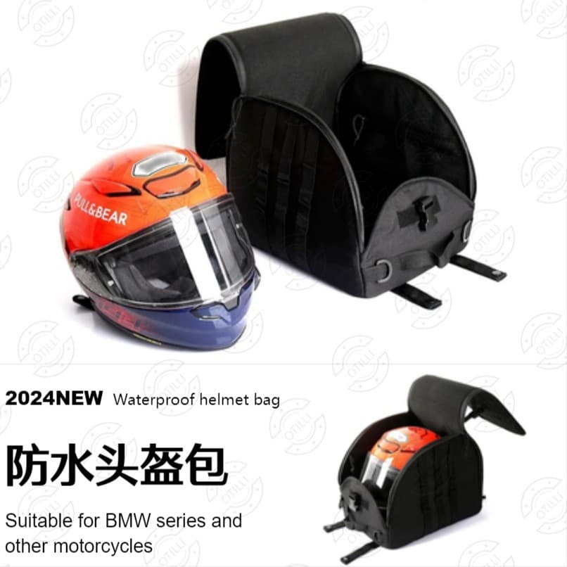 For BMW Series R1300GS etc. Waterproof Helmet Bag Motorcycle Modification Accessories Cross-Border Exclusive