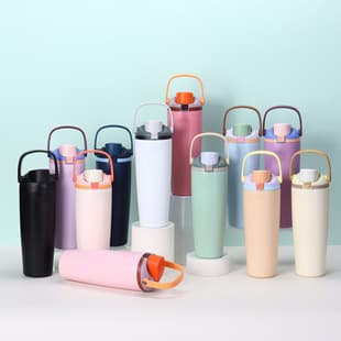 Cross-Border 30oz Handheld Fruit Cup 304 Stainless Steel Vacuum Insulated Cup Large Capacity Outdoor Sports Water Bottle Wholesale