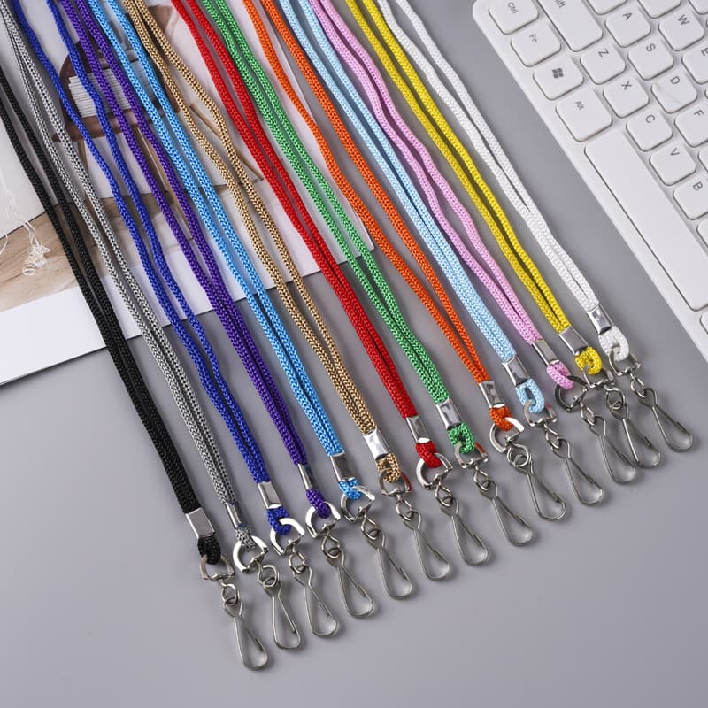 Metal Hook Lanyard with Swivel Clip for ID Badge, Student Lanyard, Chest Card Lanyard, Whistle Lanyard