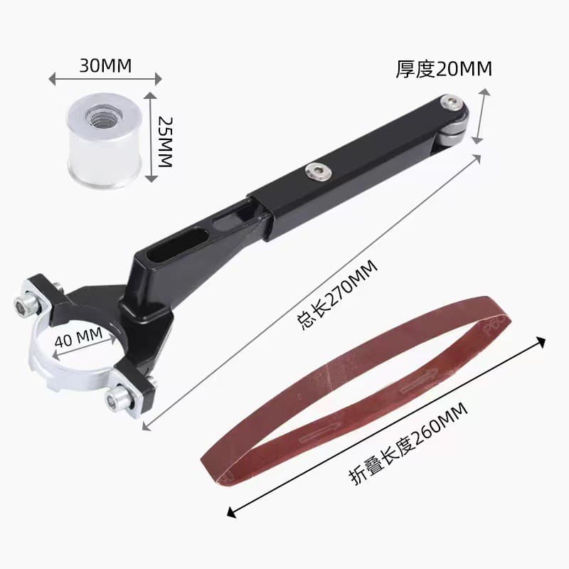 100-type and 125-type angle grinders converted into belt sanders, woodworking belt sanders, angle grinders transformed into mini belt sanders.