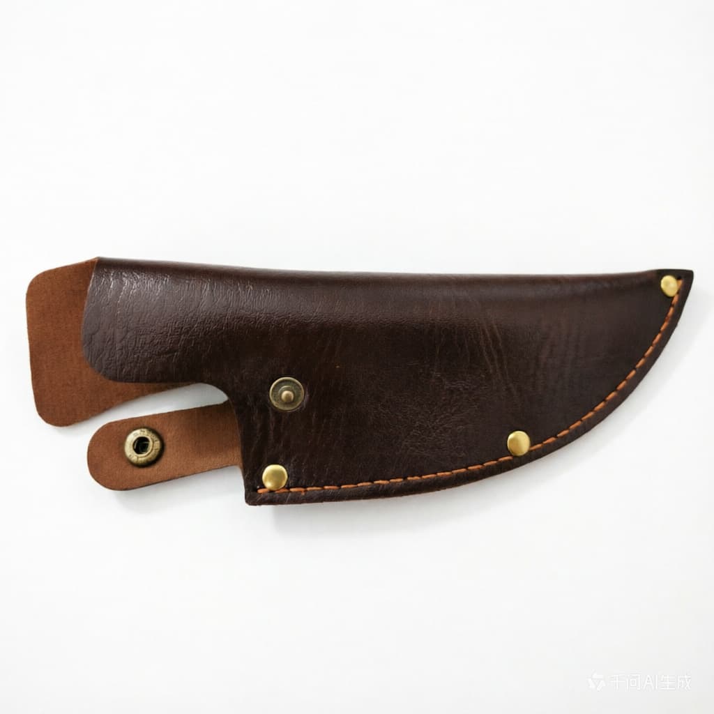 Factory Stock 6-Inch Small Knife Leather Sheath Portable Knife Scabbard Tool Protective Cover Handle Meat Knife Leather Sheath