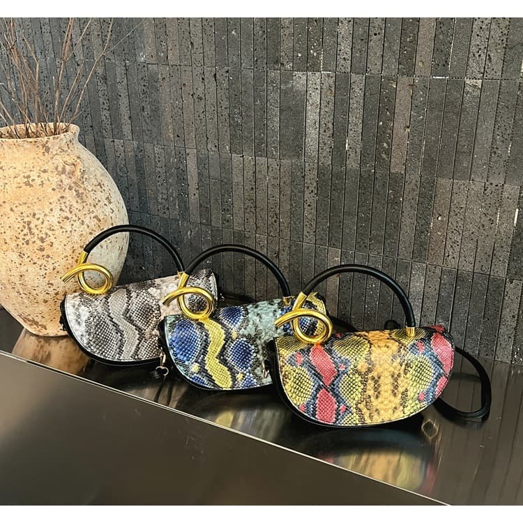 Snakeskin Pattern Lady Dior Bag Women 2026 New Trendy Fashionable Handbag High-End Versatile Shoulder Crossbody Bag