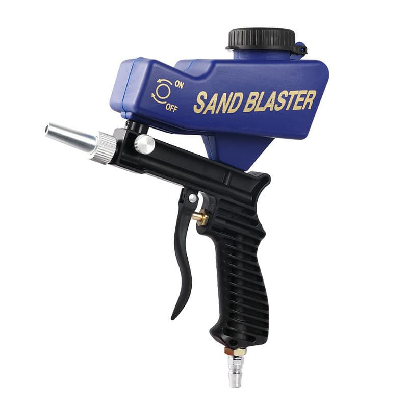 Portable Gravity Sandblasting Gun Pneumatic Sandblasting Kit Rust Removal Sandblasting Small Sandblasting Gun Factory Supply