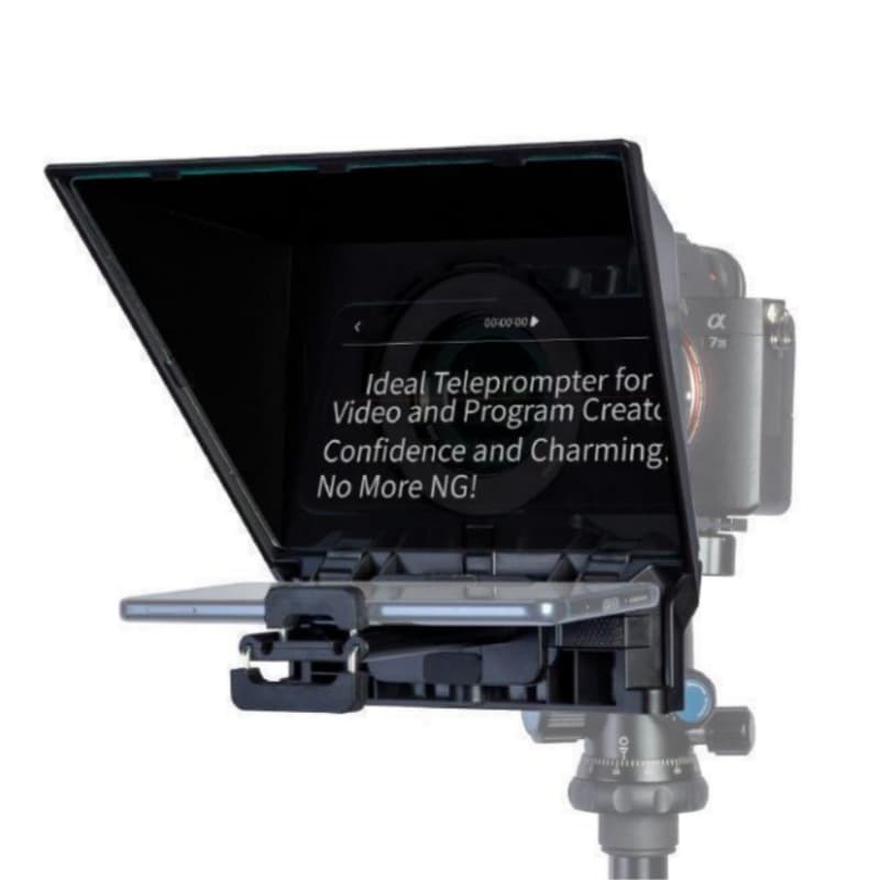 FVDD High-Transparency Horizontal/Vertical Shooting High-Definition Subtitle Live Streaming 8-inch DSLR Camera Teleprompter TP2