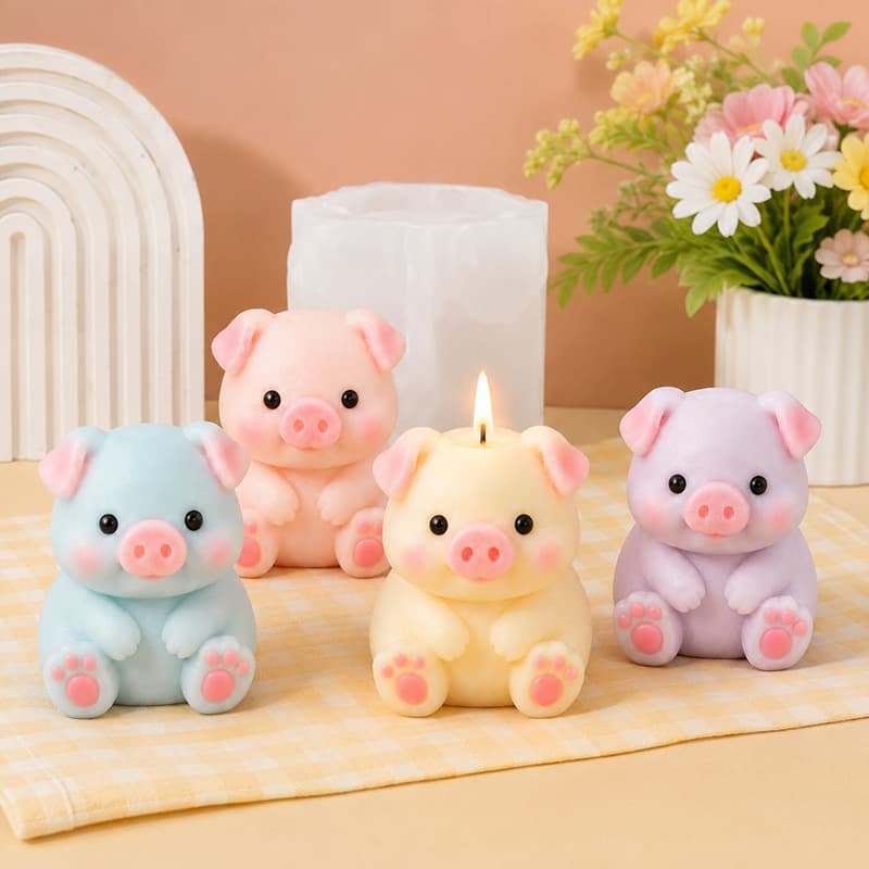 3D Aromatherapy Candle Silicone Mold for Plaster, Crystal Epoxy Resin, Fondant, Chocolate Molds - Wholesale Stock Available