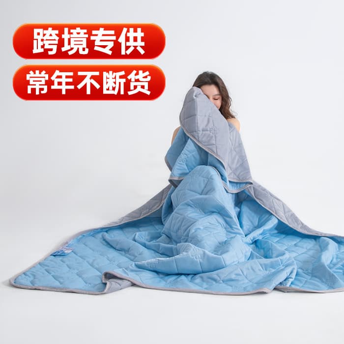 Cross-border hot-selling cool-feel summer quilt, ice cream summer quilt, solid color air conditioner quilt, live streaming gift quilt, always in stock