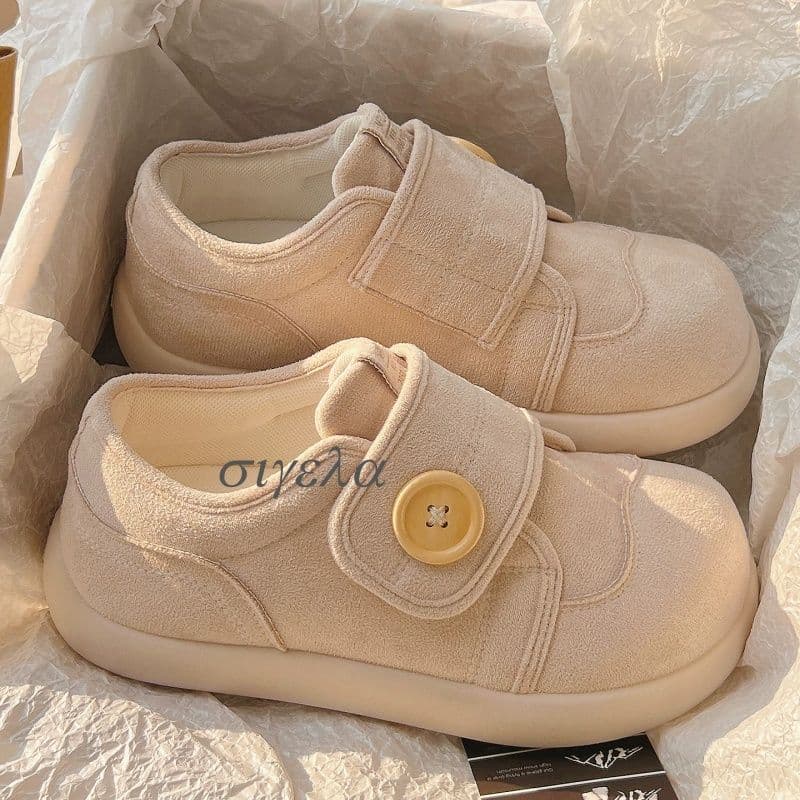 Birkenstock Women's Chunky Sole Velcro Retro Skate Shoes 2026 New Spring Women's Shoes Loafers Casual Shoes Trendy