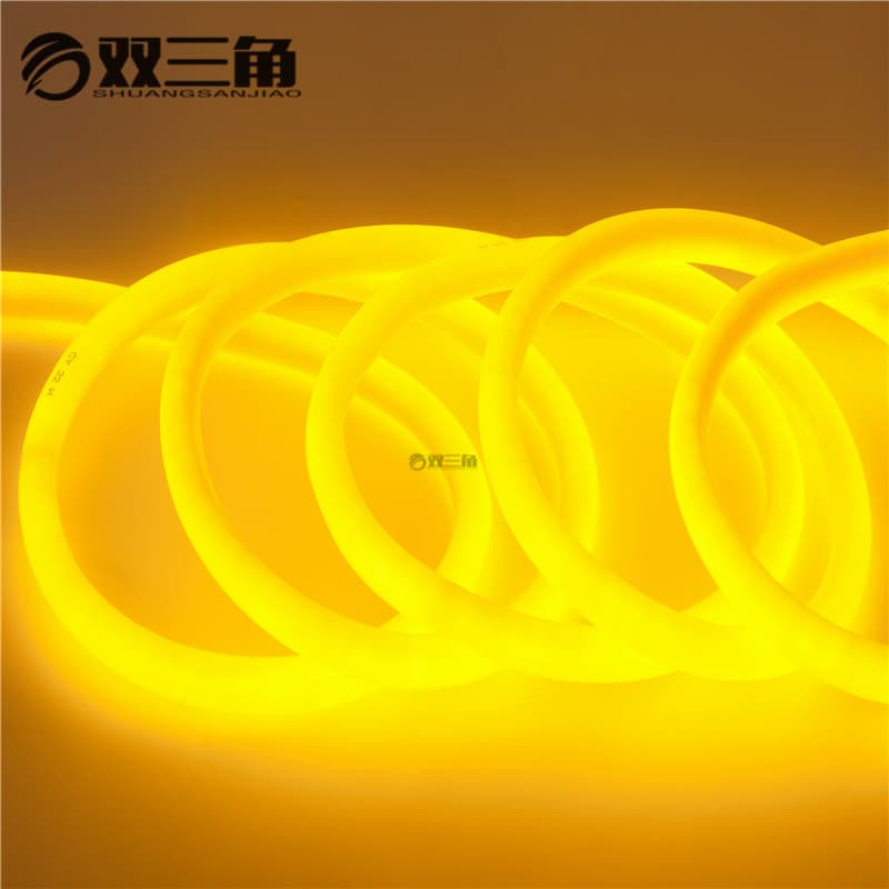 Wholesale Silicone LED Neon Strip Light High Low Voltage Rainbow Tube Outdoor Round 360 Degree Flexible Linear Soft Light Strip Waterproof