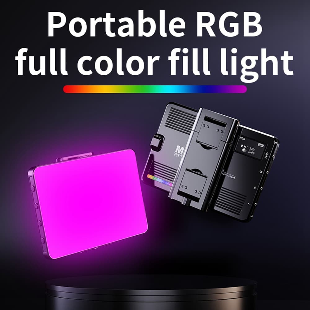 New M16 Mini Pocket Light RGB Portable Fill Light for Photography, Shooting, Live Streaming, Short Video, Beauty Light