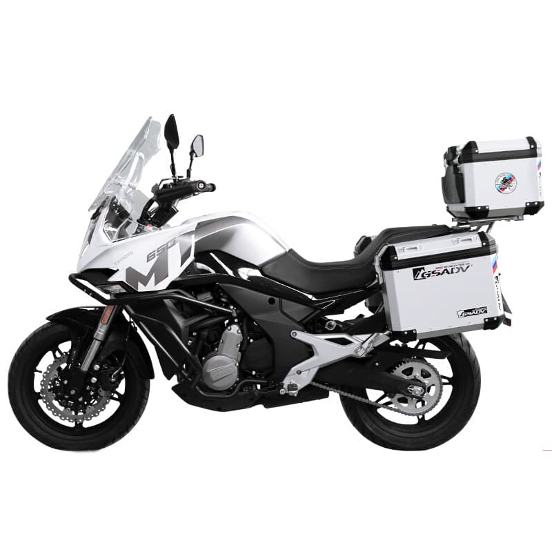 GSADV Aluminum Tail Box Rack for CFMoto 650MT Adventure Motorcycle Accessories