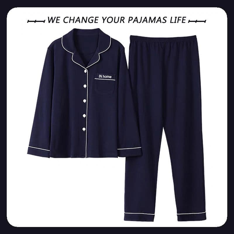 Women's Cotton Long-Sleeve Two-Piece Pajama Set 2025 New Lightweight Cotton Homewear for Autumn and Winter