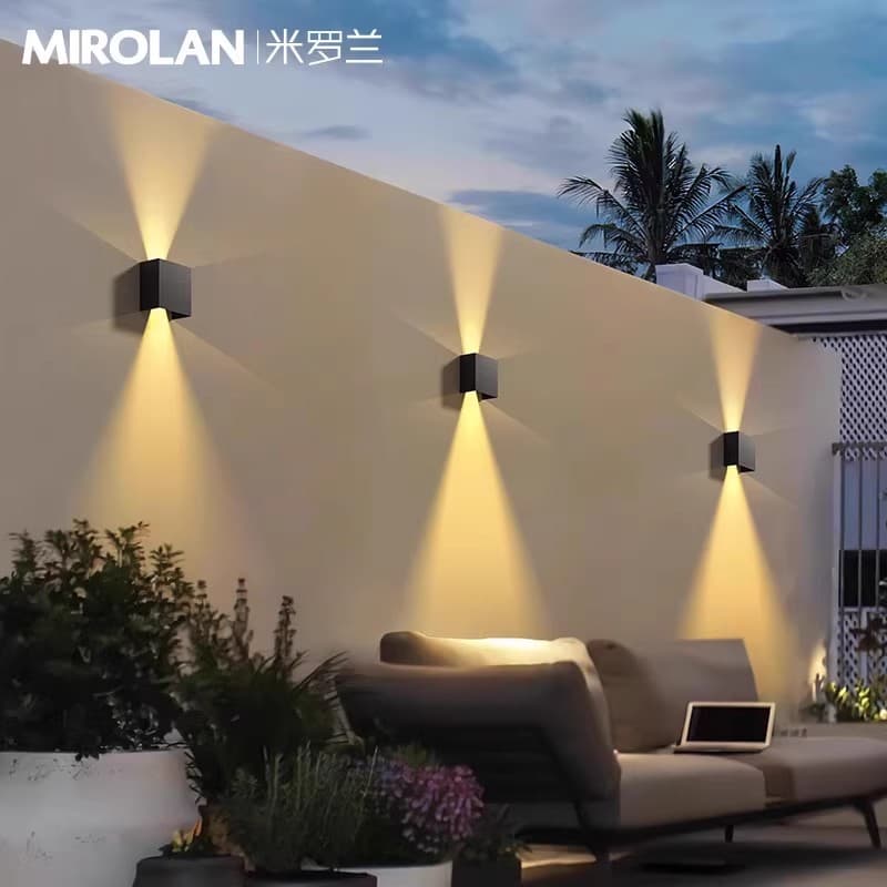 Wall Washer Outdoor Wall Lamp Waterproof Garden Lamp Solar Door Lamp House Garden Wall Lamp Outdoor Balcony Lamp
