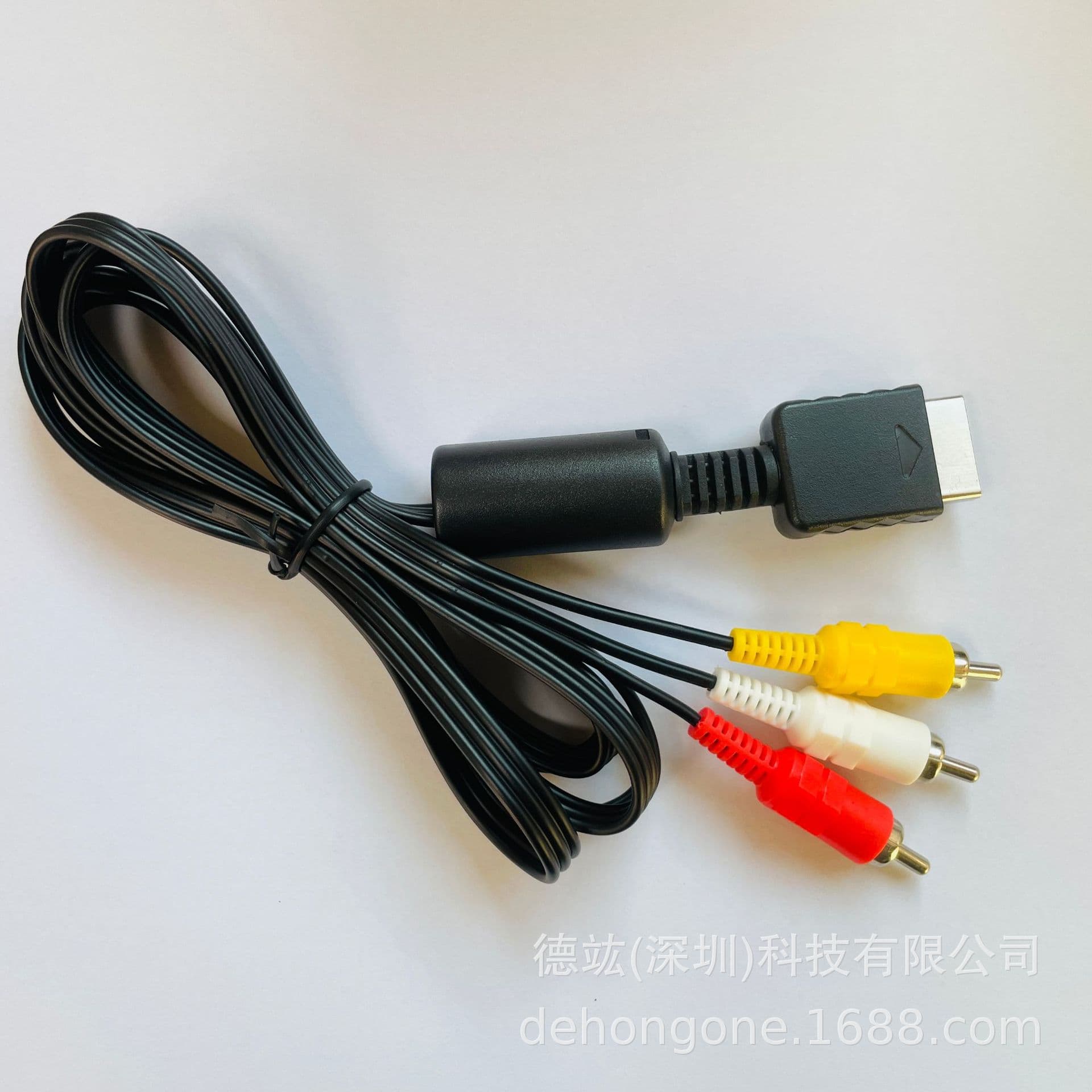 PS PS2 PS3 Game Console AV Cable 1.8m Nickel-Plated PS2 AV Cable Copper-Clad Steel
