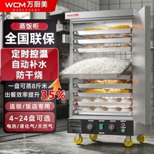 Commercial Electric Steamer Rice Steamer Restaurant Canteen Steaming Machine Rice Bun Automatic Gas Steamer Cart Steamer Box
