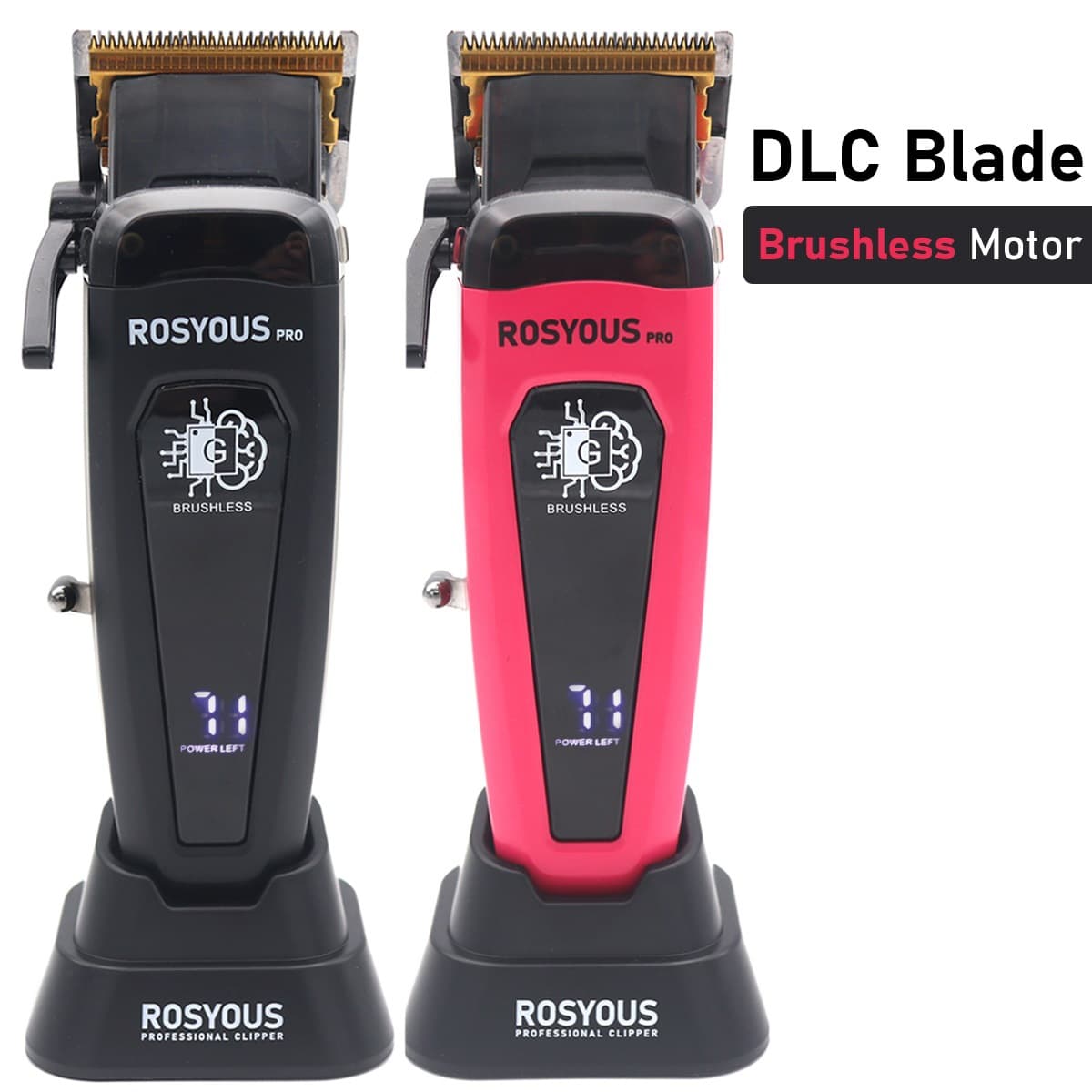 MRD Professional Electric Hair Clipper, High-Power Hair Trimmer, Stainless Steel Hair Clipper for Barbershops