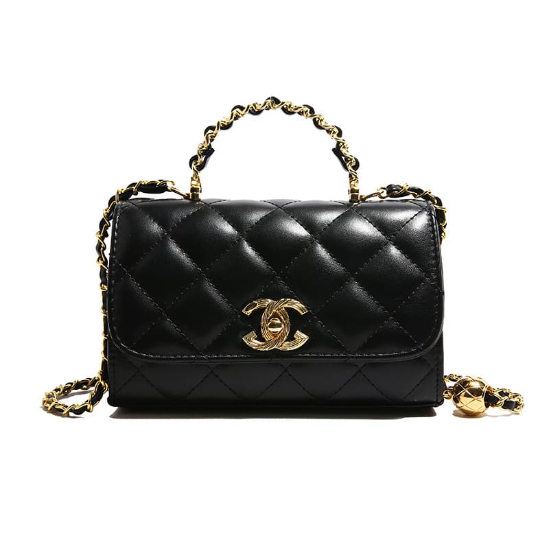 Cross-border Small Fragrance Style Handbag Women 2026 New Versatile Shoulder Small Square Bag Light Luxury Crossbody Diamond Lattice Chain Bag