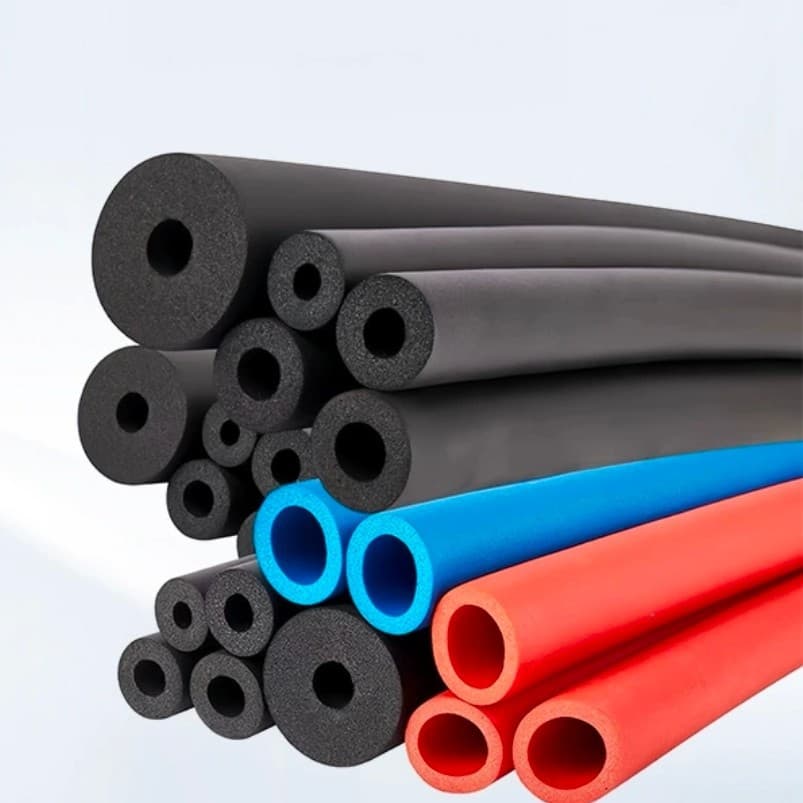 B1 grade rubber and plastic thermal insulation board, black flame-retardant thermal insulation sponge with adhesive backing, self-adhesive rubber and plastic foam board.