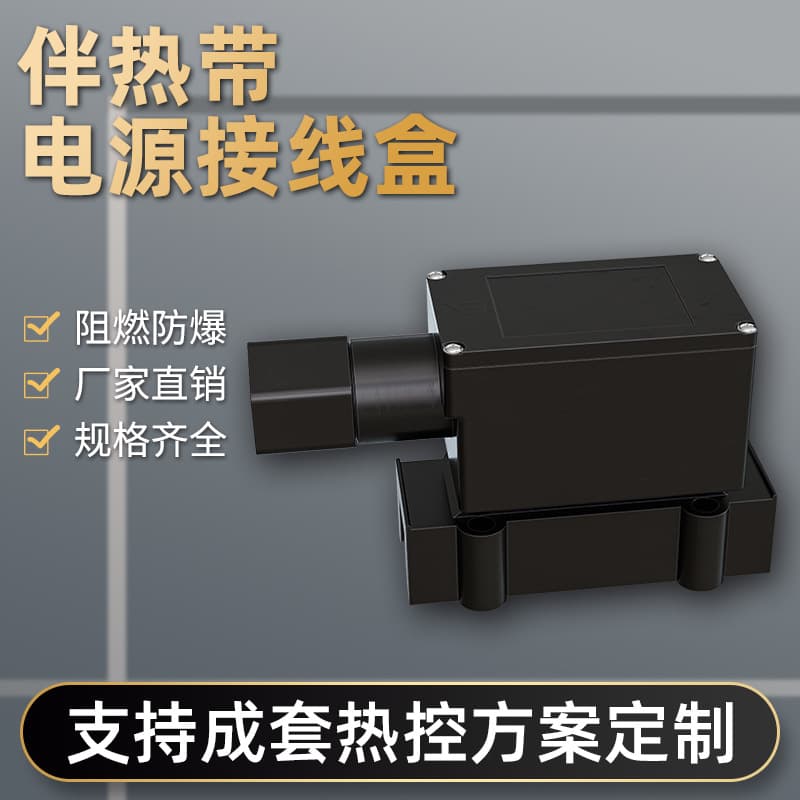 Heat Tracing Power Connection Box Heating Tape Heat Tracing Accessories Explosion-Proof Thermostat Connection Box Two-Way T-Junction End