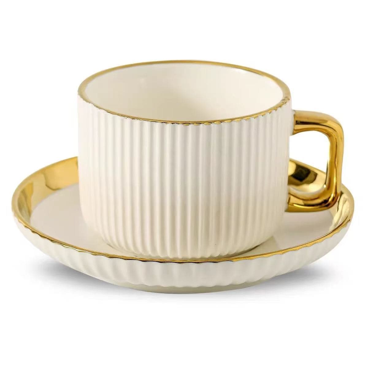 Ins-style Afternoon Tea Set European Luxury Coffee Cup Set Nordic Light Luxury Home Cup and Saucer Ceramic Cup