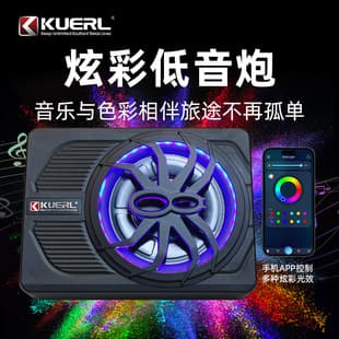 Factory Wholesale Car Audio Modification Spider with Light 10 Inch High Power Active Car Ultra-Thin Subwoofer