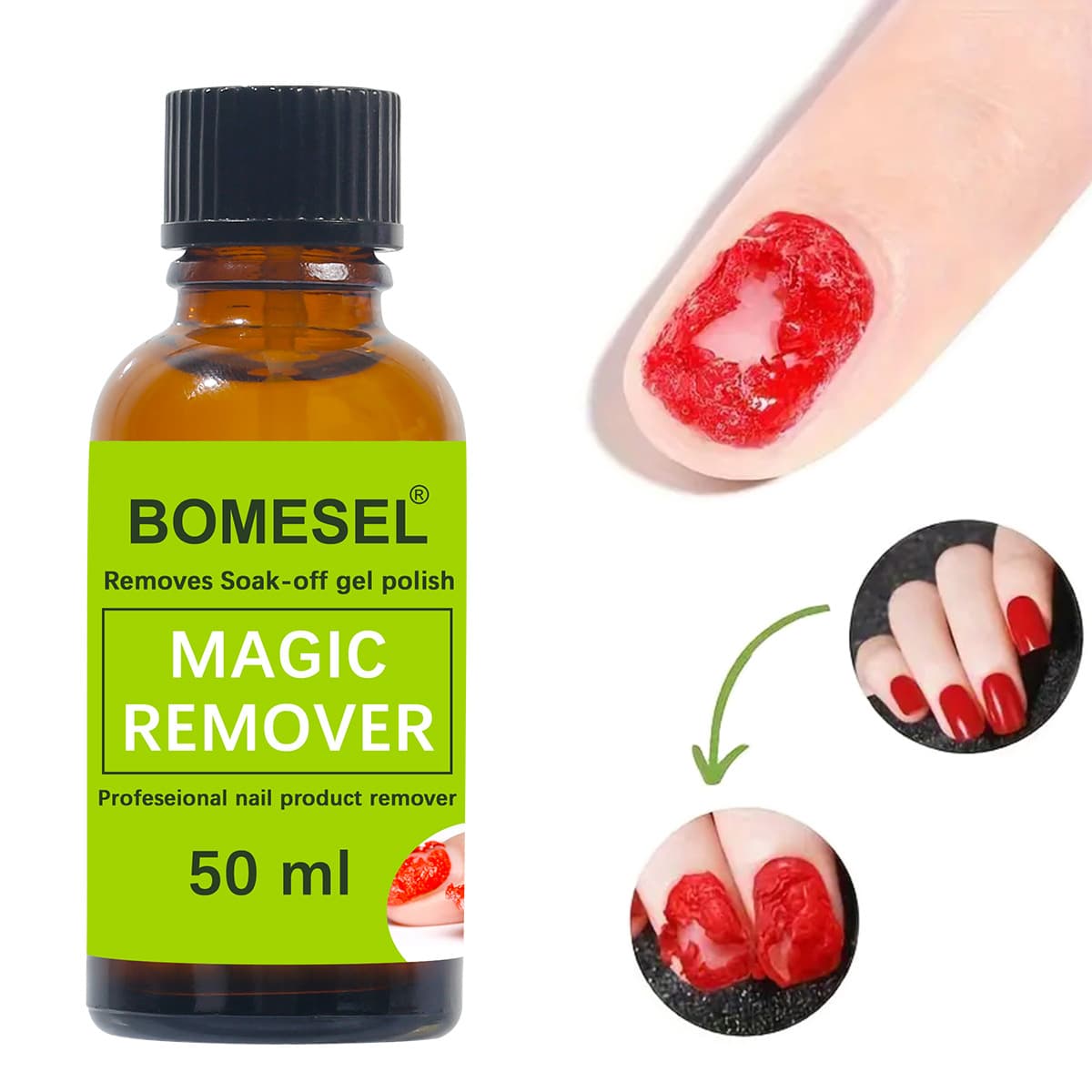 Nail Salon Gel Remover Non-Damaging Bursting Gel Remover Dissolving Agent UV Nail Functional Gel Nail Art Special Tool