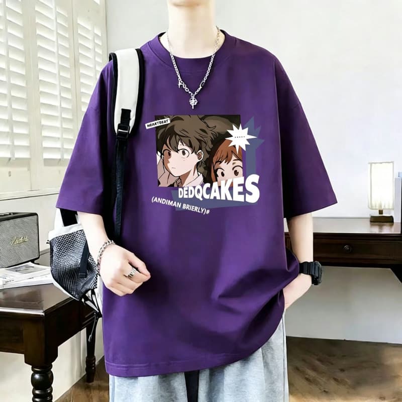 Large size 300 pounds heavy 100% cotton men's t-shirt summer comfortable street oversize loose short-sleeved top