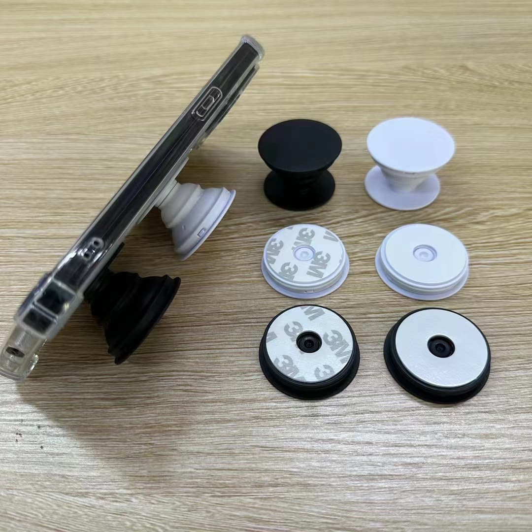 Heightened mobile phone airbag material telescopic folding airbag mobile phone holder DIY material airbag creative printing logo