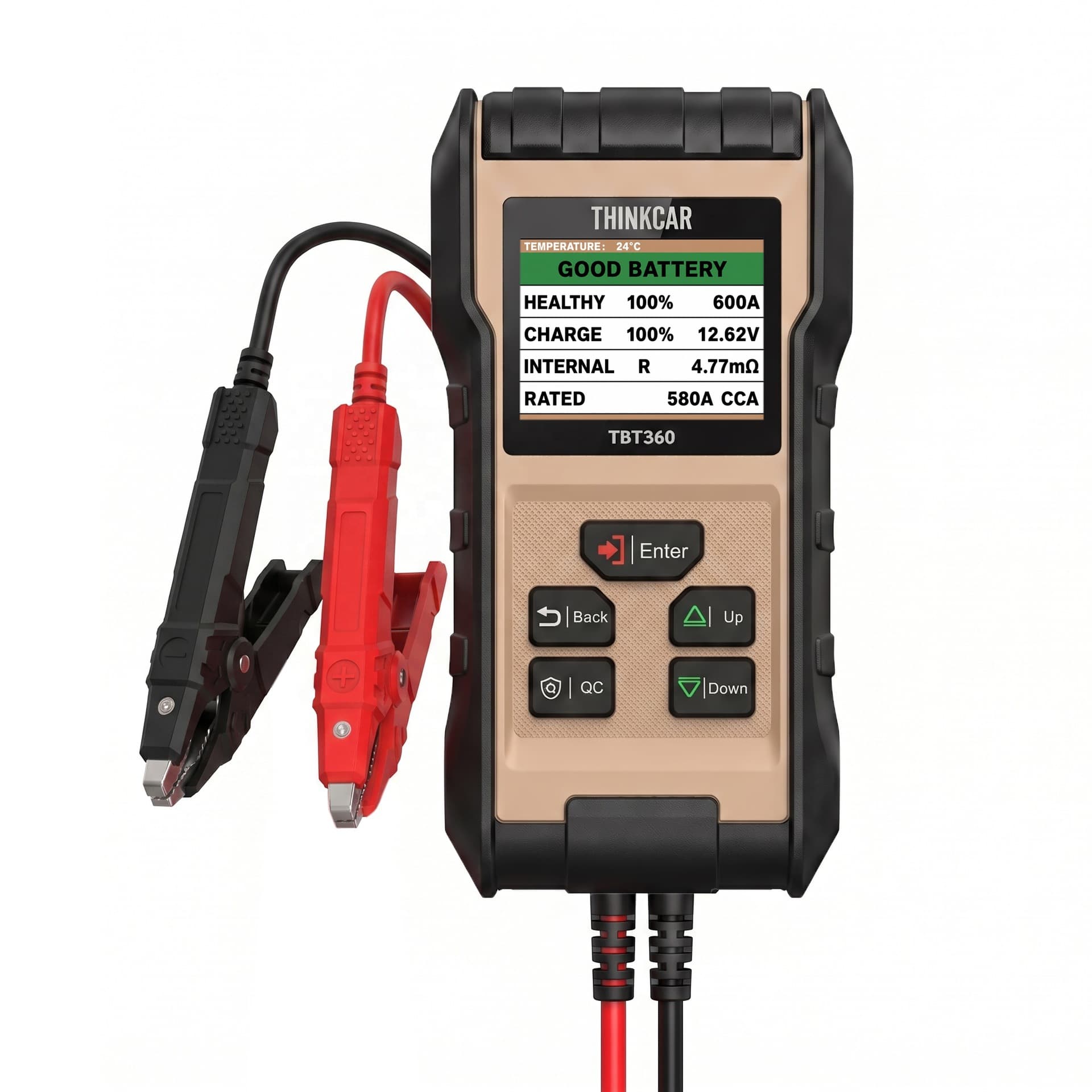 Thinkcar TBT360 Car Battery Tester, Test Lithium Battery, Battery Life Capacitance Detection