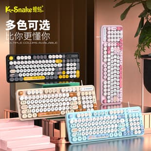 Viper K2 Wired Keyboard and Mouse Set for Desktop, Laptop, All-in-One PC, Home and Office Use, Two-Tone Keyboard
