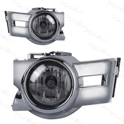 Compatible with 2015+ Nissan URVAN/NV350 Urvan Fog Light White Lens Silver Housing NS-733E