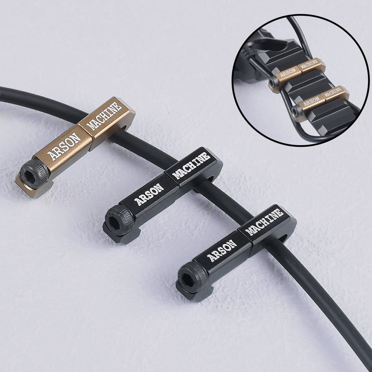 Flashlight Rail Tail Switch Slot Sotac M300/M600/PEQ Flashlight Cable Clip Metal Wire Guide