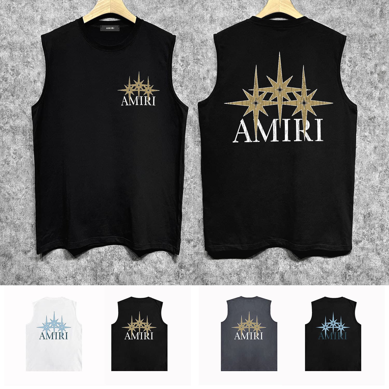 In Stock, Cross-Border Trade, European & American Fashion, Summer T-Shirt, Sleeveless Vest T-Shirt