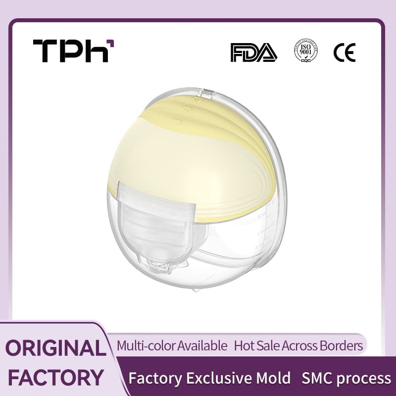 Breast Pump Cross-Border New Product Wearable Breast Pump S18 Fully Automatic 9-Level Wave Texture Silicone Dual Color