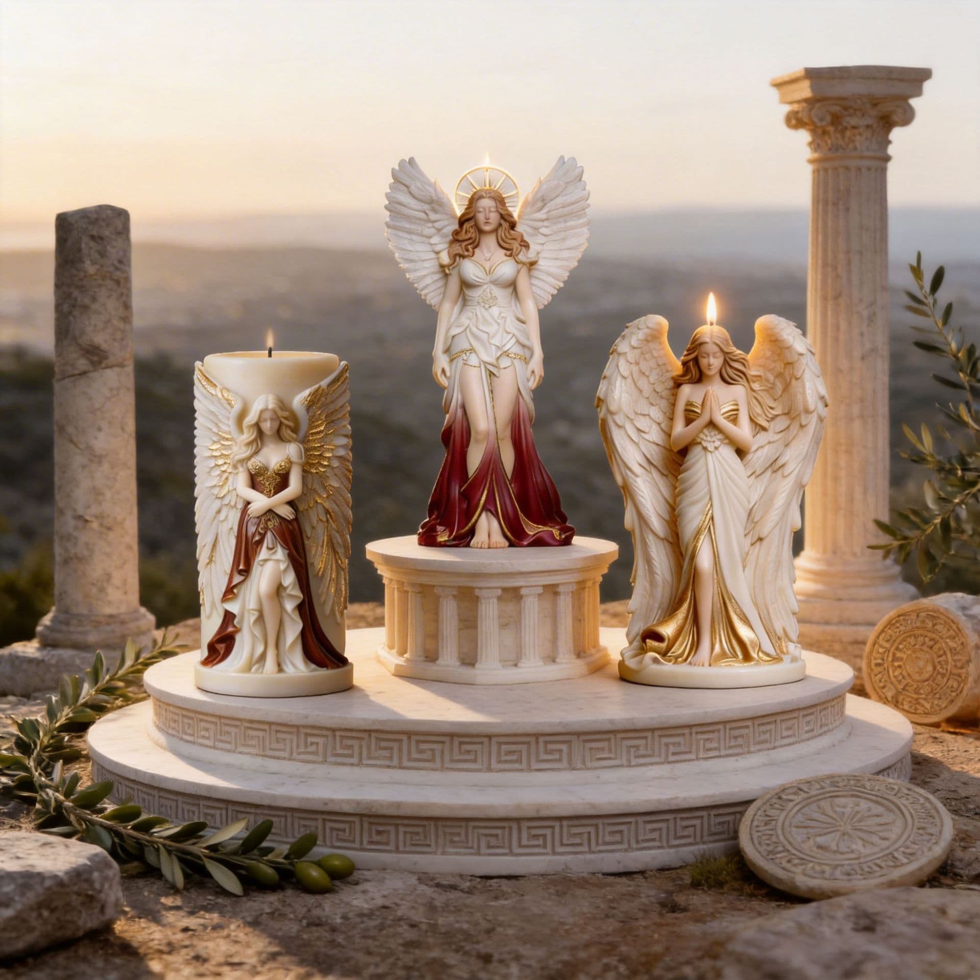 Angel Spreading Wings Girl Silicone Mold Beautiful Girl DIY Aromatherapy Candle Ornament Resin Crafts Mold