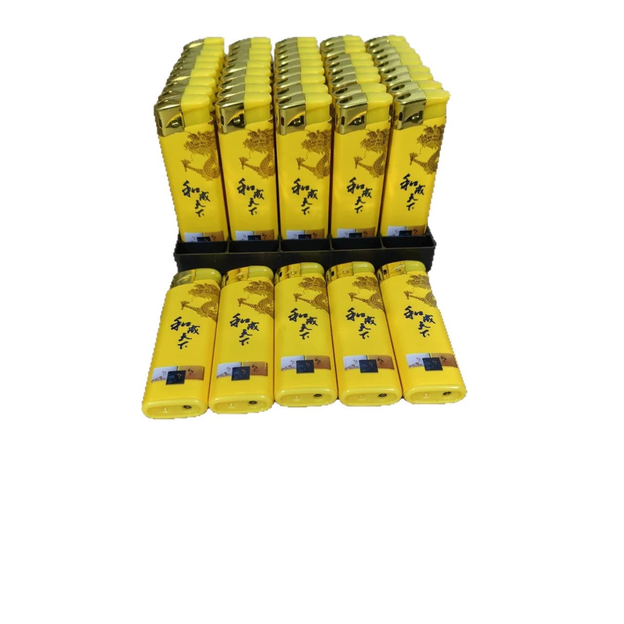 Lighter Factory 688 Hecheng Advertising Edition Refillable Electronic Open Flame Lighter Thickened Plastic Lighter