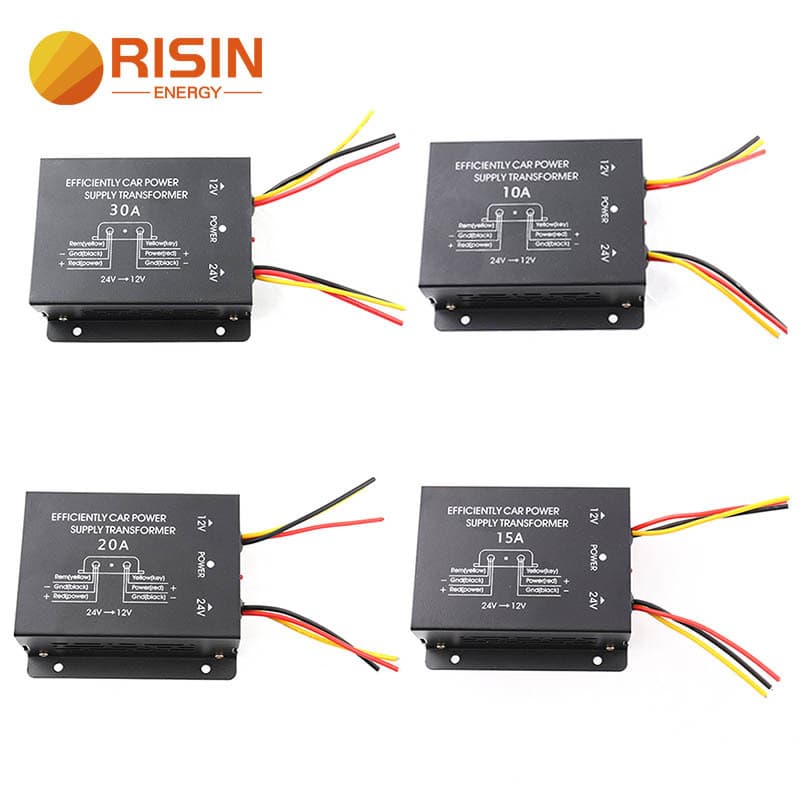 Retail 10A 20A 30A Step-Down Converter Automotive Power Transformer 24V to 12V DC Converter