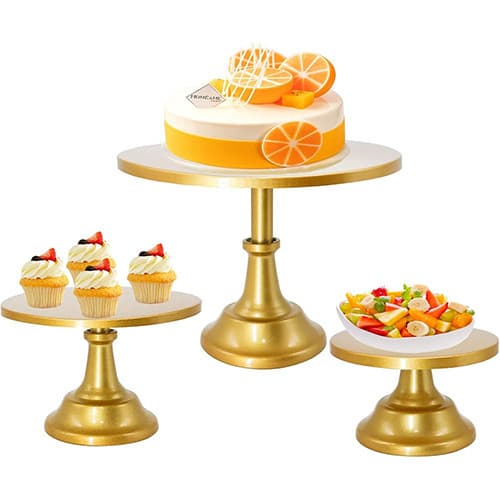 European Metal Cake Stand, Dessert Tray for Milk Tea Shops, High-Footed Serving Plate, Wedding Decoration Prop, Party Cake Display Stand