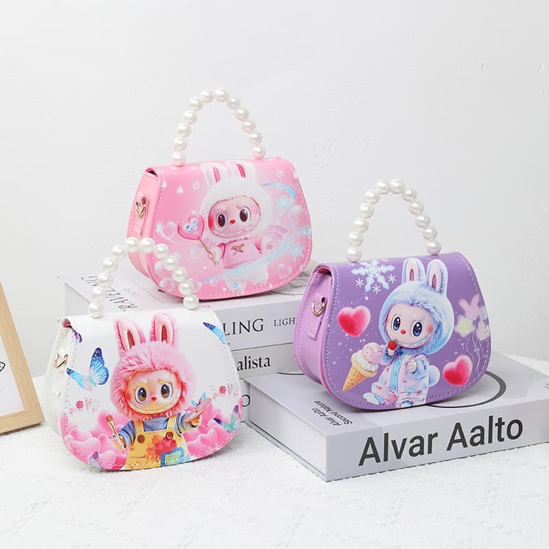 Children's Princess Bag, Labubu Bag, Little Girl Versatile Trendy Crossbody Handbag, Handbag Shoulder Bag