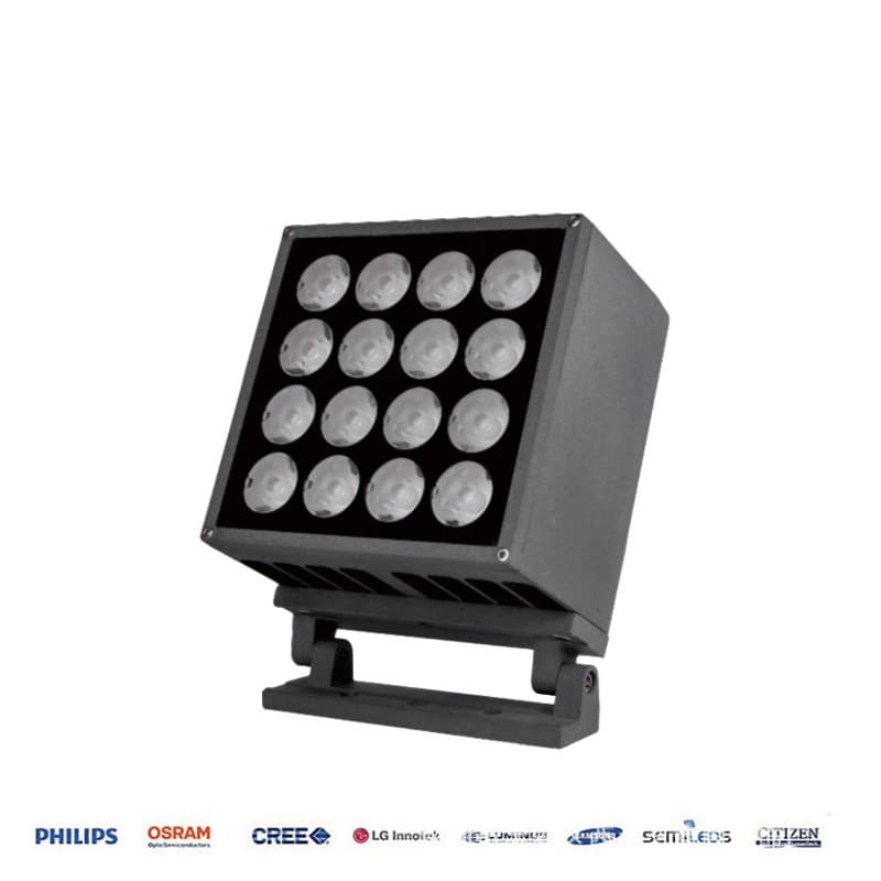LED Outdoor Single Beam Spotlight Projector Light for Exterior Walls, Roman Columns, Colorful Garden Waterproof Low-Voltage Beam Light
