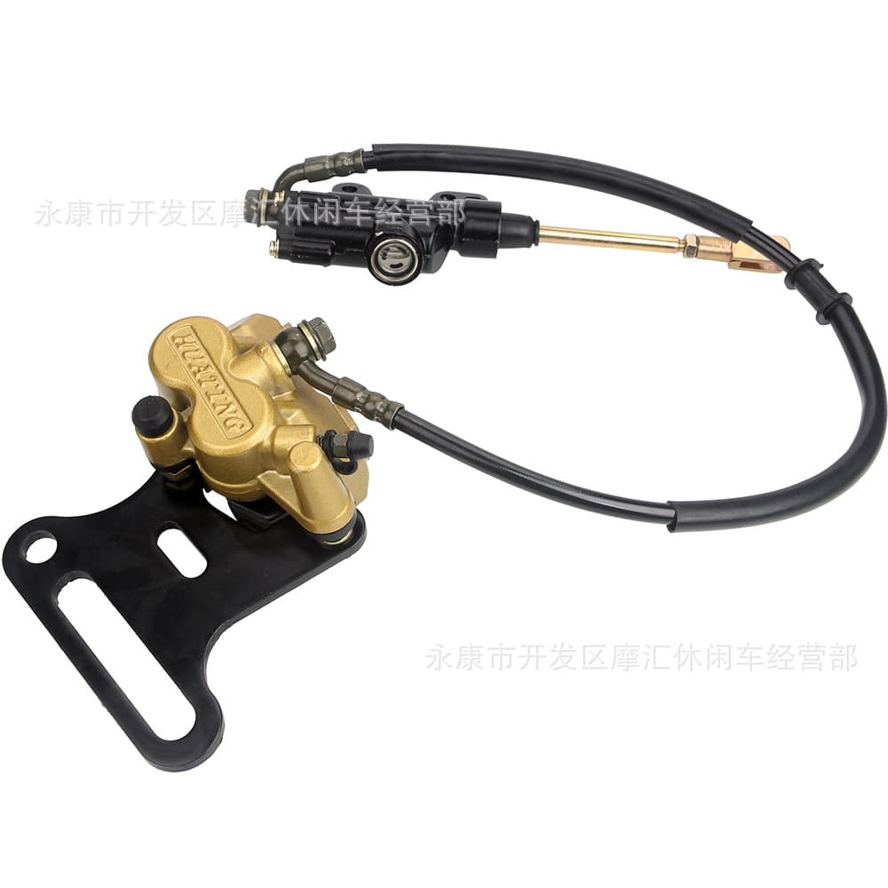 Off-road motorcycle parts 50-140CC large stand rear brake hydraulic upper and lower disc foot brake pump assembly 12MM