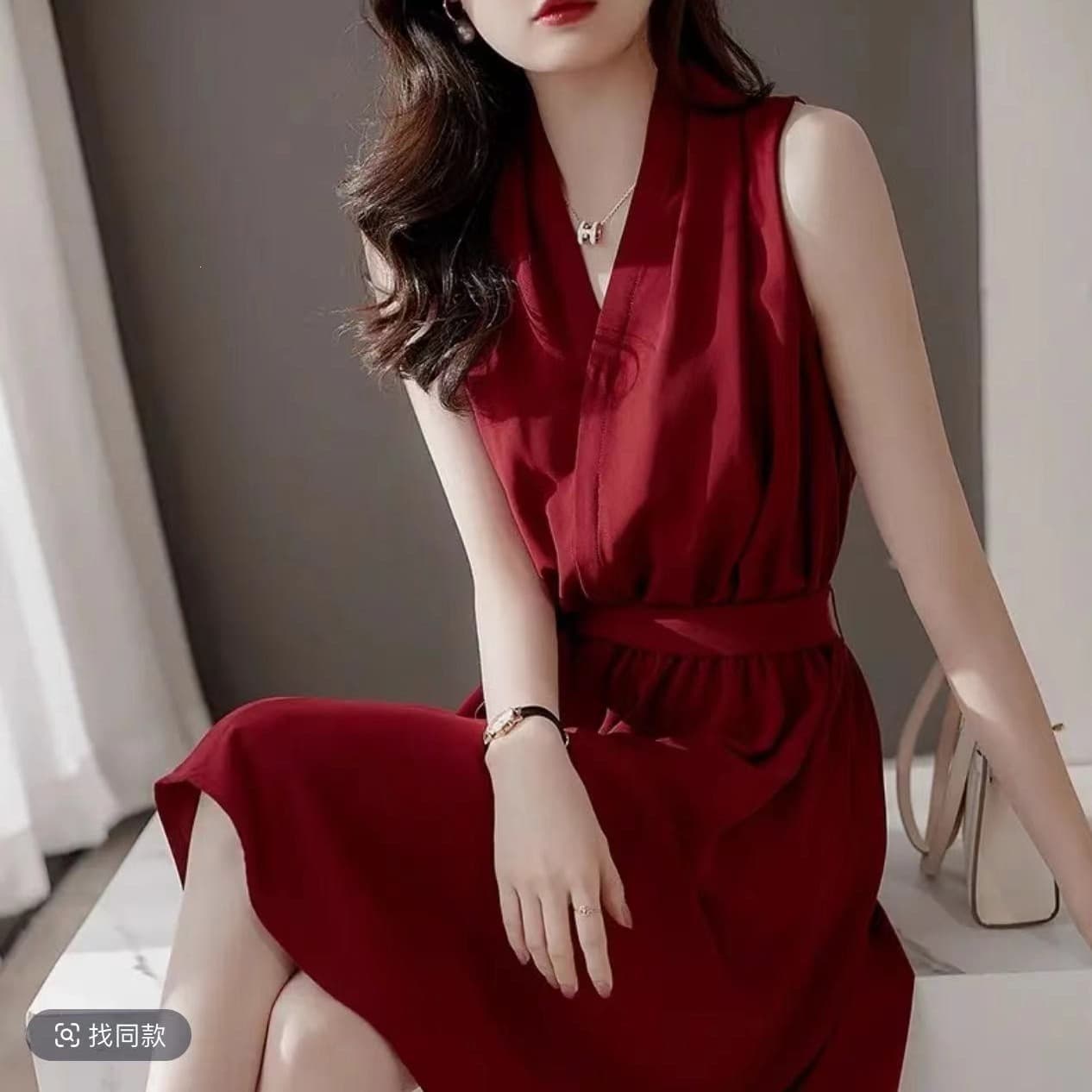 #Large size women's dress women's hot new summer style mid-length temperament slim daily skirt