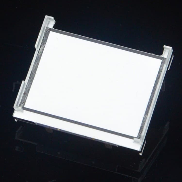 LCM module backlight, injection-molded PC light guide plate, white plastic shell, laser-cut light guide plate, LED backlight
